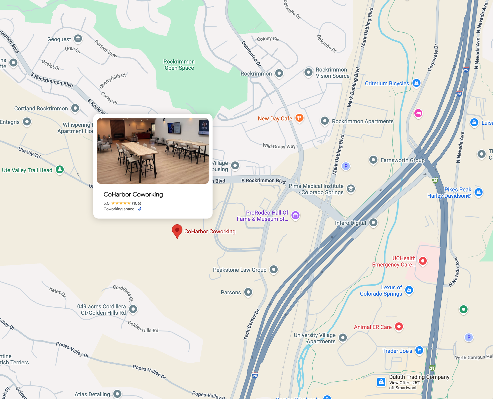 CoHarbor Coworking Location Map